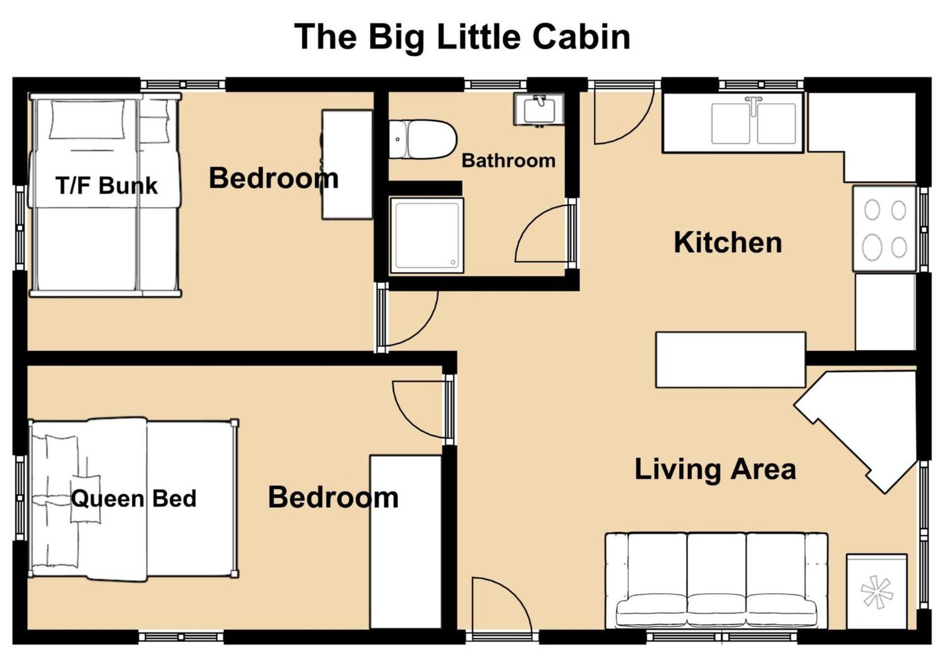 The Big Little Cabin - Hot Tub & Playground ダロネガ エクステリア 写真