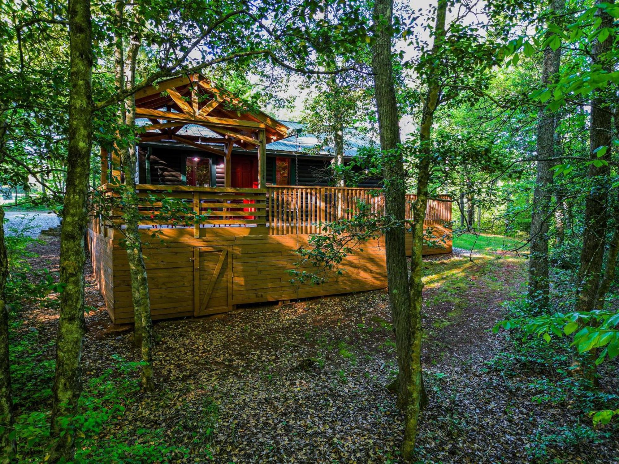 The Big Little Cabin - Hot Tub & Playground ダロネガ エクステリア 写真